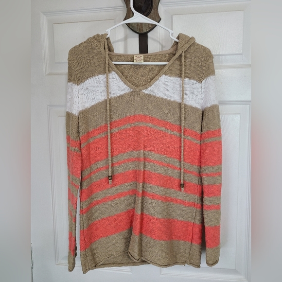 Faded Glory Woman's Lite Weight Pullover Sweater, Size: Large Color: Brown - Picture 2 of 8